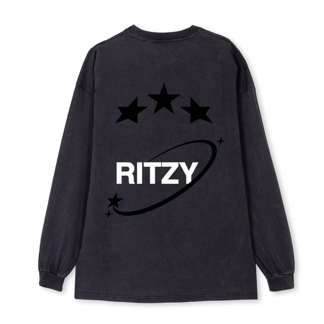 RITZY STAR TEE LS